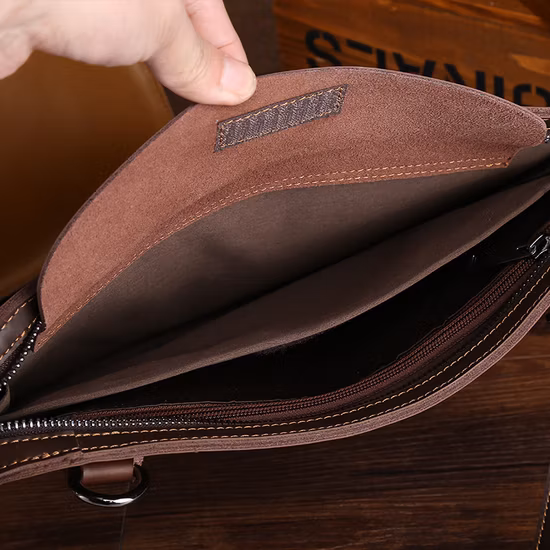 Emg6672 Crazy Horse Ретро Роскошная сумка из натуральной кожи с рукавами Чехол для планшета MacBook PRO 14 дюймов на заказ чехол для ноутбука
